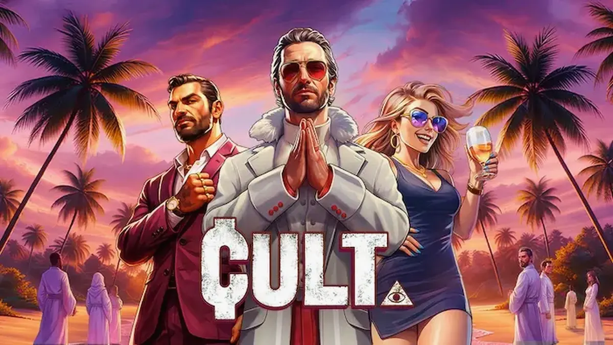 Interface do jogo de slot Cult em um smartphone moderno